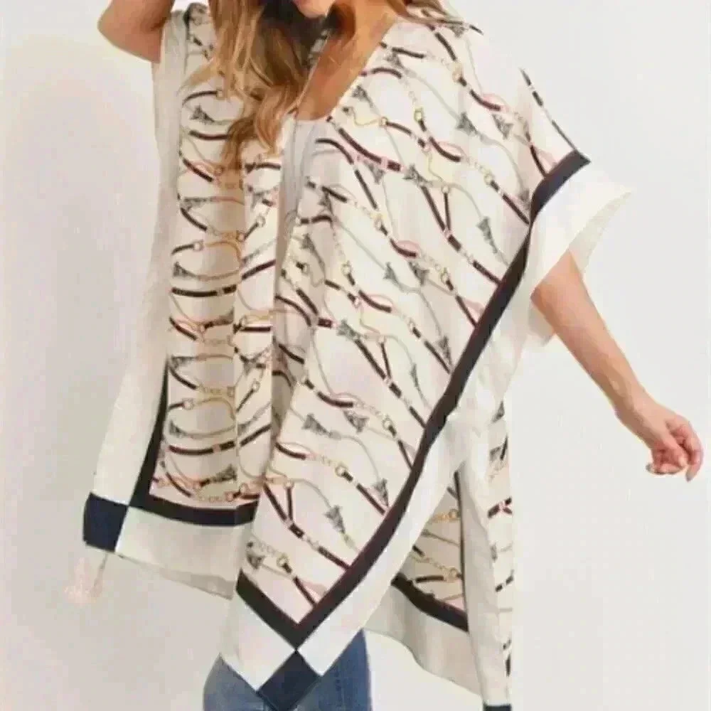 Got me in Chains Kimono Top / Swimsuit Cov… - Picture 3 of 6